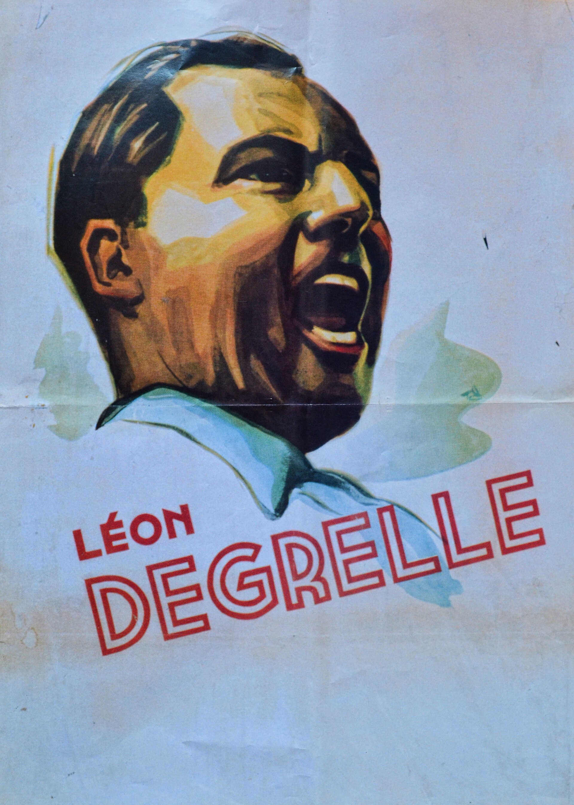 Affiche de propagande Waffen-SS : Division Wallonie (avec Léon Degrelle)