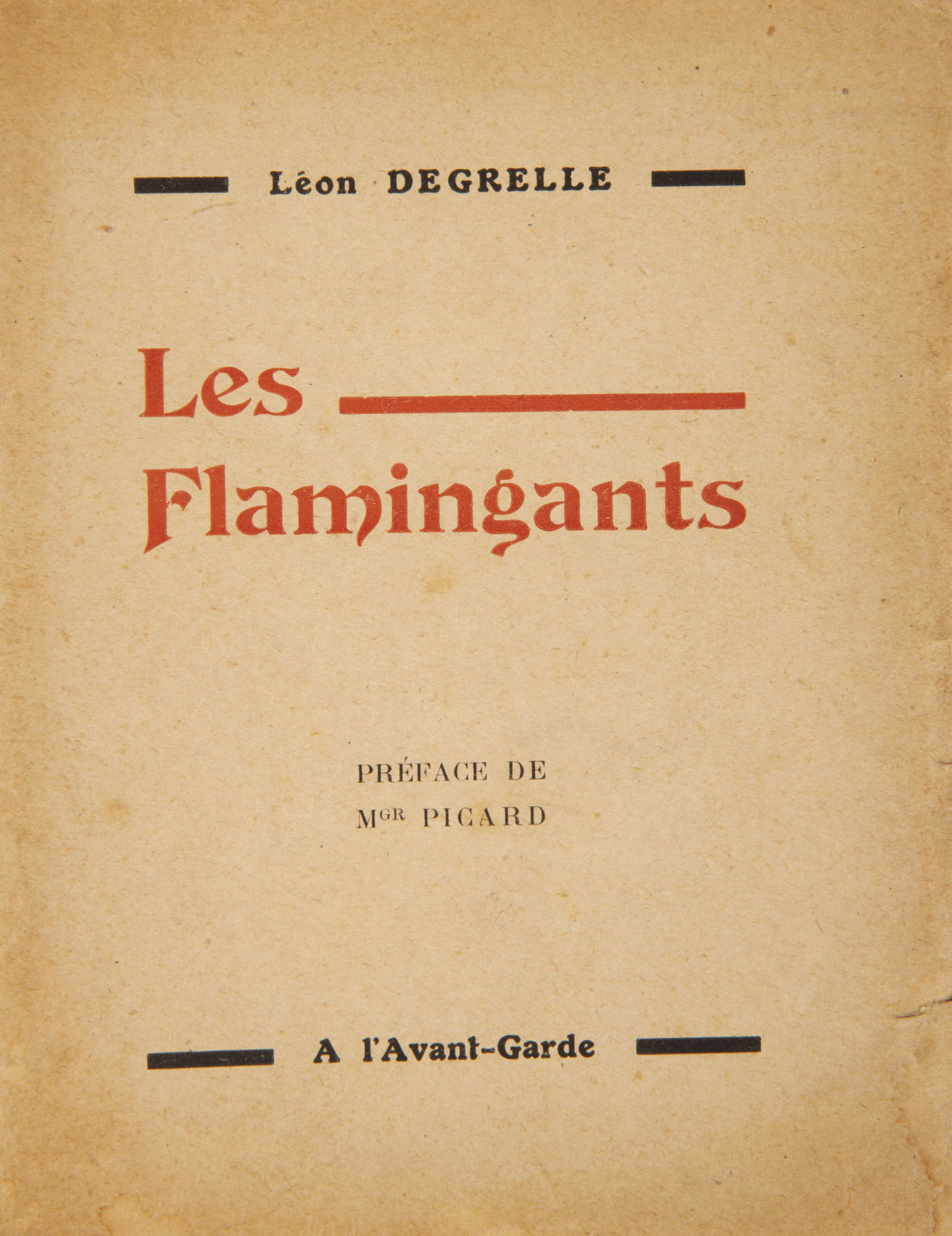 Pochette : Les Flamingants